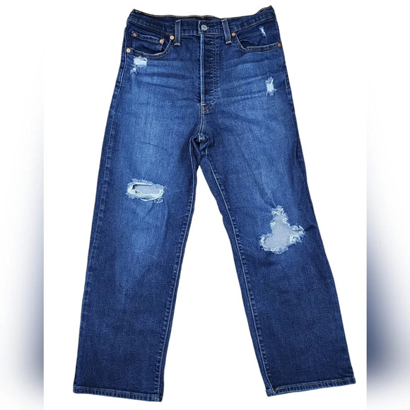 Levi's Denim - Levis Ribcage Straight Womens Ankle Jeans